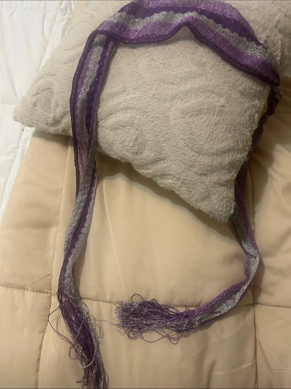 SPARKLY BELT/ scarf / unisex / soft stretchy new cond/ sparkly
